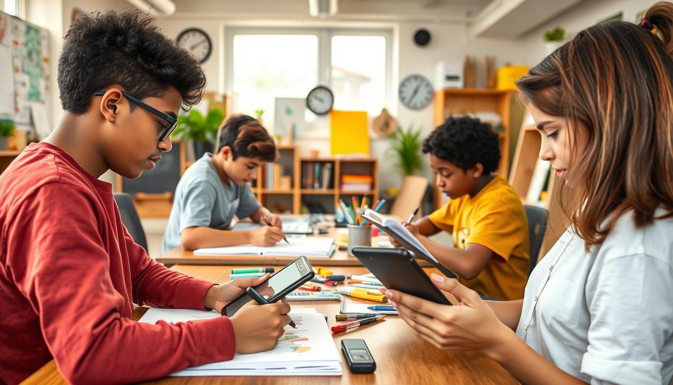 Organized exam preparation notes and academic planner