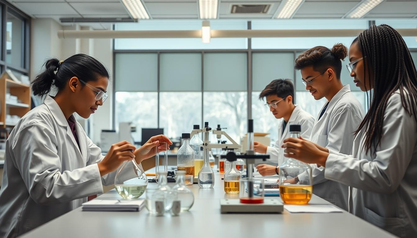 Student preparing for exams with study materials